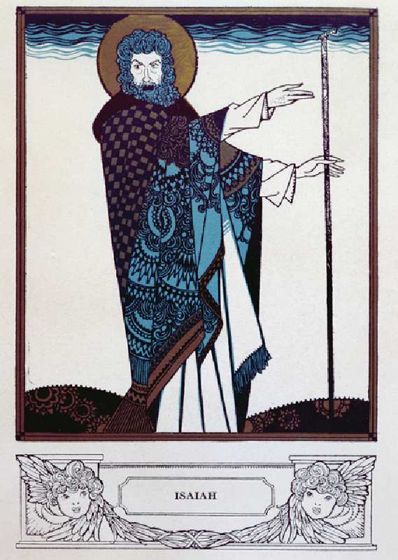 Isaiah from Everyman, published by Chapman & Hall, 1925 (colour litho) van John Austen