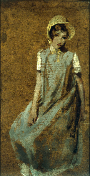 J.Constable, Study of a Girl, 1909. van John Constable