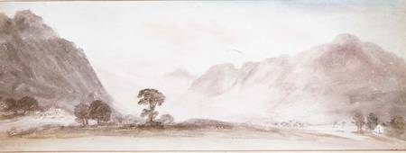 View in Borrowdale van John Constable