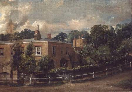 View of Lower Terrace, Hampstead van John Constable