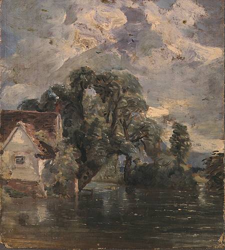 Willy Lot's Cottage, near Flatford Mill van John Constable