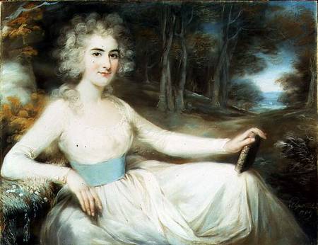 Portrait of Miss Harriet Read van John Russell