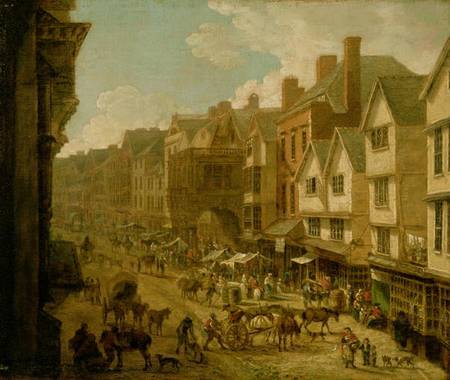 The High Street, Exeter, 1797 van John White Abbott