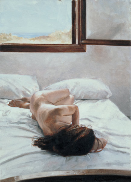 Sea Light on Your Body (oil on canvas)  van John  Worthington