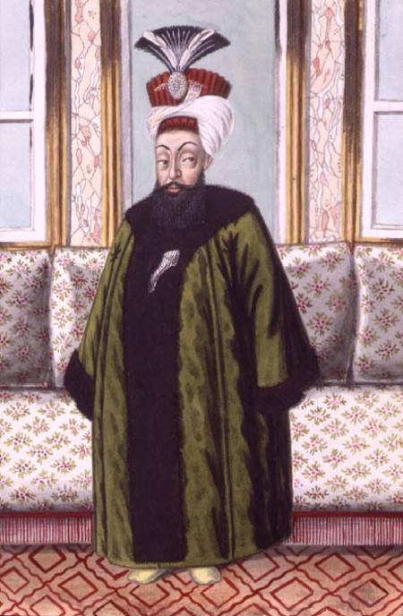 Abdul Hamid I (1725-89) Sultan 1774-89, from 'A Series of Portraits of the Emperors of Turkey' van John Young