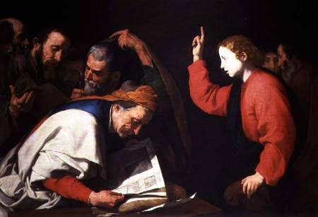 Christ among the Doctors van José (auch Jusepe) de Ribera