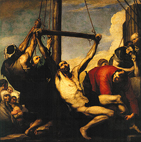 Das Martyrium des hl. Bartholomäus. van José (auch Jusepe) de Ribera