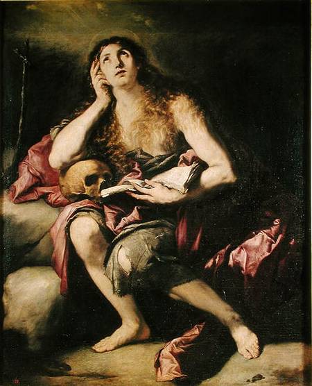 The Penitent Magdalene van José (auch Jusepe) de Ribera