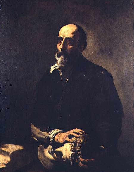 Portrait of the Blind Sculptor van José (auch Jusepe) de Ribera