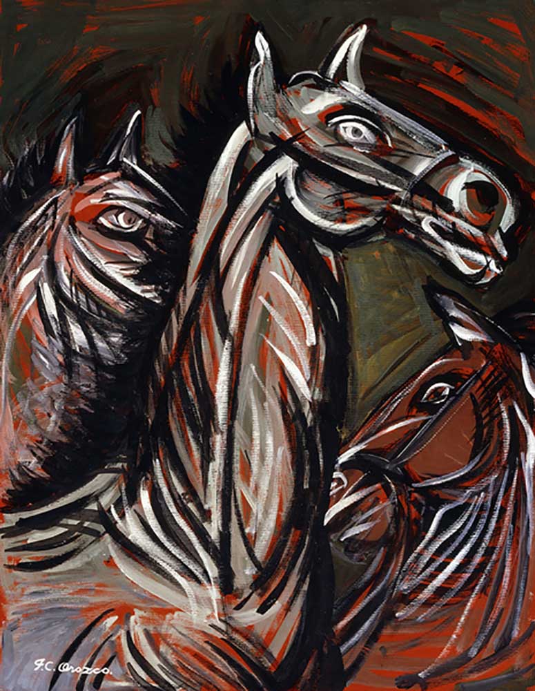 Horses; Caballos, van José Clemente Orozco