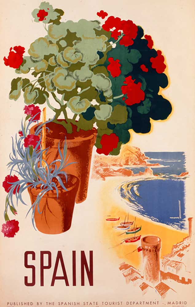 Poster advertising Spain, c.1935 van Jose Morell