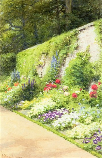 The Artist''s Garden van Joseph Farquharson
