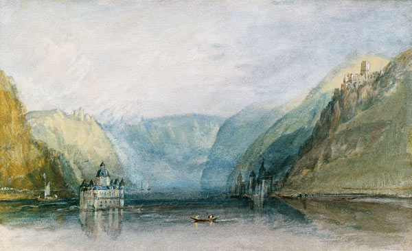 Die Pfalz bei Kaub van William Turner