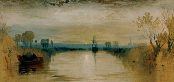 W.Turner, Chichester Canal / 1828 van William Turner