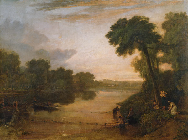 The Thames near Windsor van William Turner