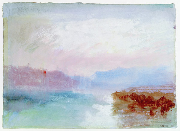 River scene van William Turner