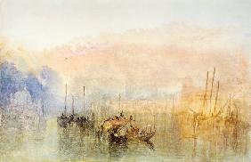 Turner / Venice, Entrance to Grand Canal - William Turner