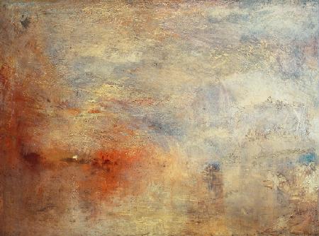 Zonsondergang op zee  1840