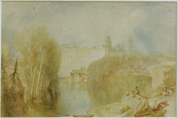 W.Turner, View of Warwick Castle. van William Turner