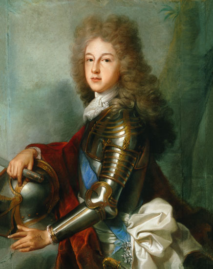 Bildnis des Philipp von Frankreich (seit 1700 als Philipp V. König von Spanien) van Joseph Vivien