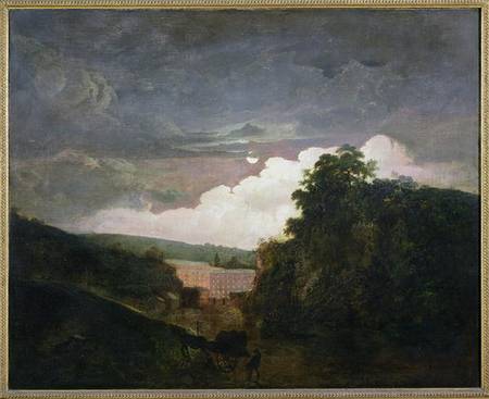 Arkwright's Cotton Mills by Night van Joseph Wright of Derby