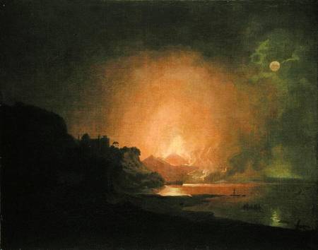 The Eruption of Mount Vesuvius van Joseph Wright of Derby