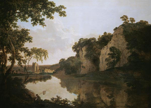 Landscape with Dale Abbey van Joseph Wright of Derby