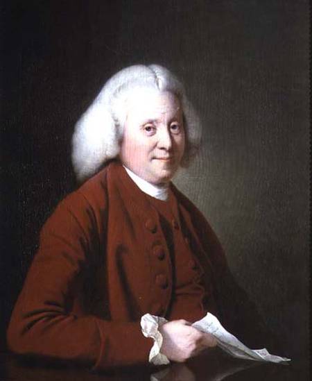 Samuel Crompton (c.1720-82) c.1780  (pair of 72373) van Joseph Wright of Derby