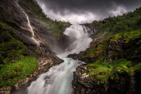 Kjosfossen waterfall