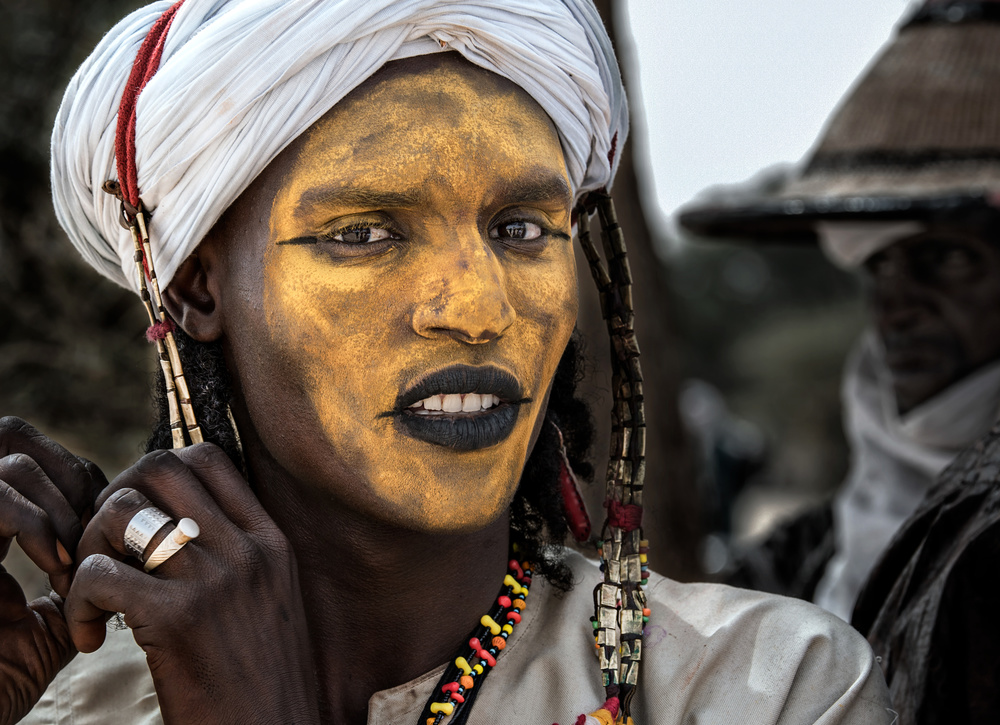 At a gerewol festival - Niger van Joxe Inazio Kuesta Garmendia