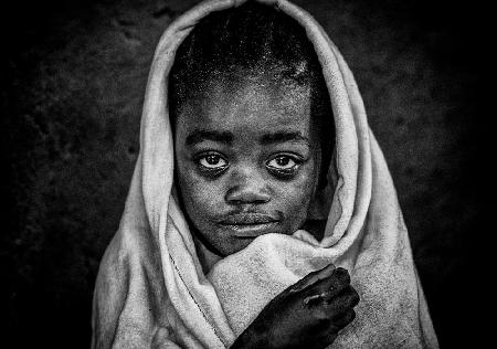 At a religious ceremony in Ethiopia