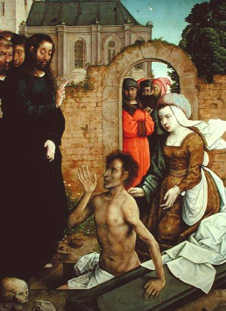 The Resurrection of Lazarus van Juan  de Flandes
