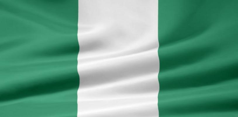 Nigerianische Flagge van Juergen Priewe