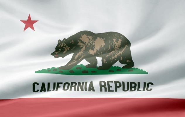 Kalifornien Flagge van Juergen Priewe
