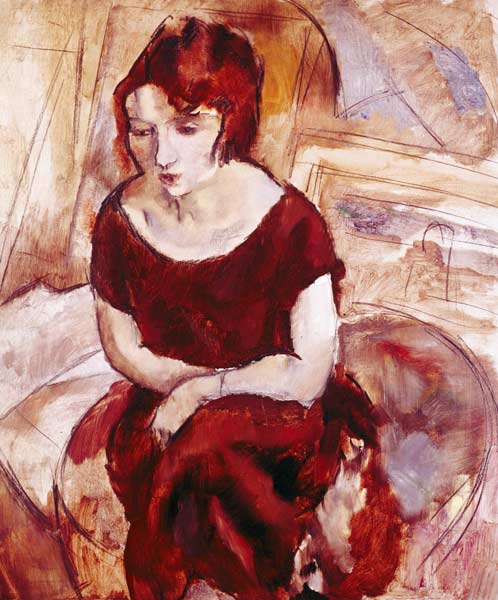Young Woman van Jules Pascin