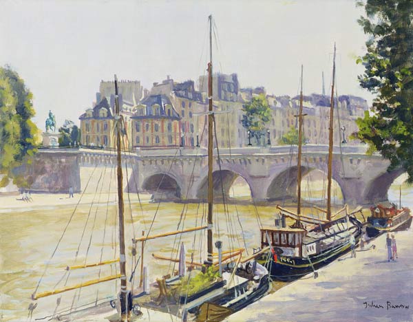 Pont Neuf (oil on canvas)  van Julian  Barrow