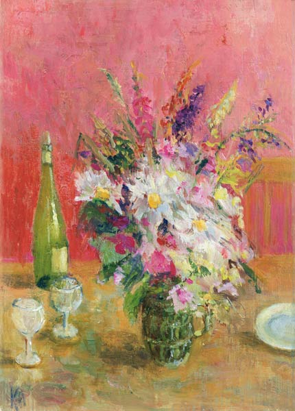 Speyside Flowers, 2002 (oil on canvas)  van Karen  Armitage