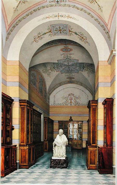 Voltaire's Library, The New Hermitage van Konstantin Andreyevich Ukhtomsky