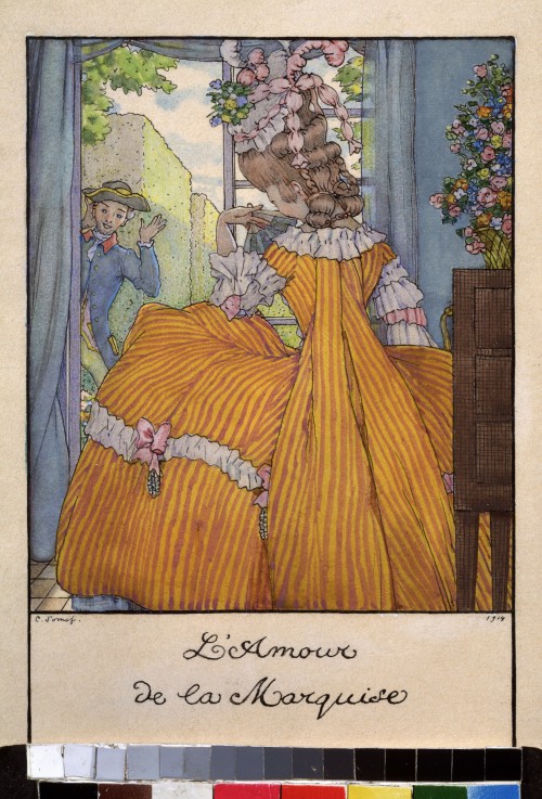 Illustration for book Le Livre de la Marquise van Konstantin Somow