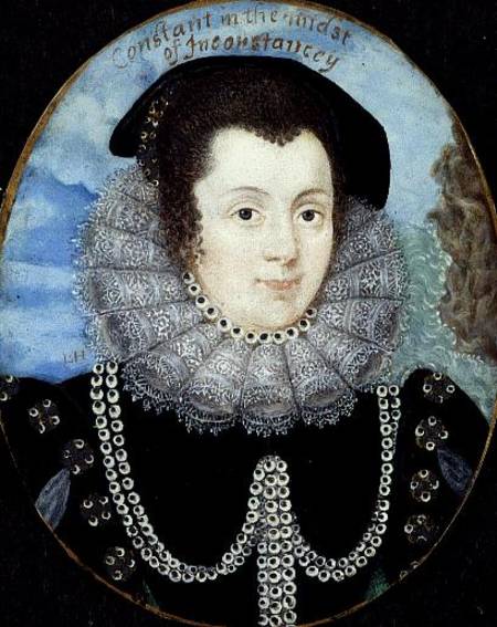 Margaret Clifford (c.1560-1616) Countess of Cumberland van Lawrence Hilliard