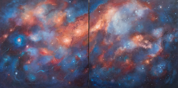 Cosmos I & II van Lee Campbell
