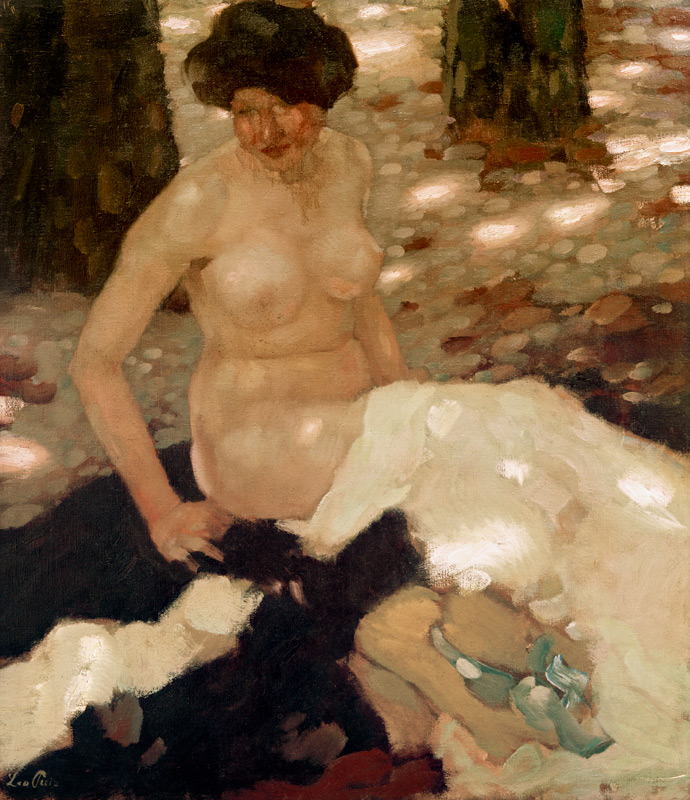 Weiblicher Akt, 1904. van Leo Putz
