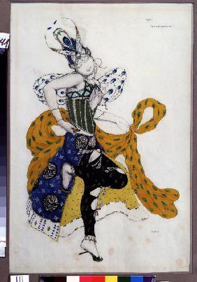 Péri. Costume design for the ballet La Péri by P. Ducas