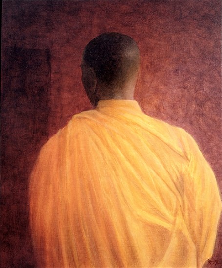 Buddhist Monk, 2005 (acrylic)  van Lincoln  Seligman