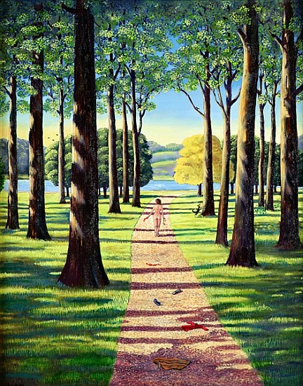 Stroll in Richmond Park, 1995  van Liz  Wright