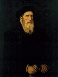 Bildnis eines alten Mannes. van Lorenzo Lotto