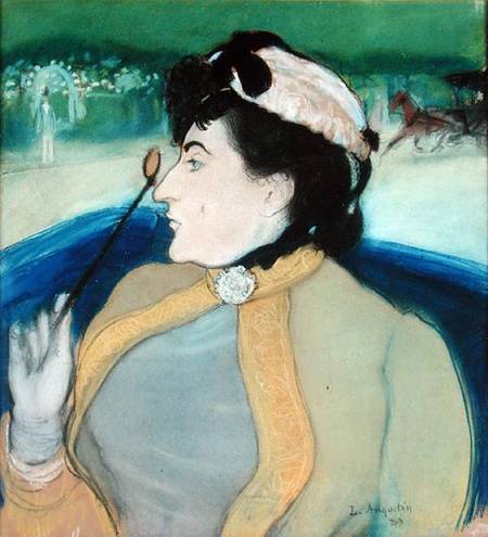 Woman in a Barouche van Louis Anquetin
