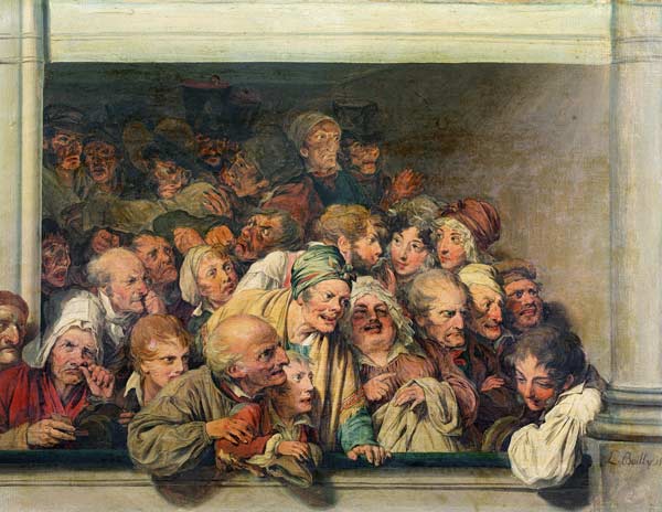 Poor Box at the Opera van Louis-Léopold Boilly