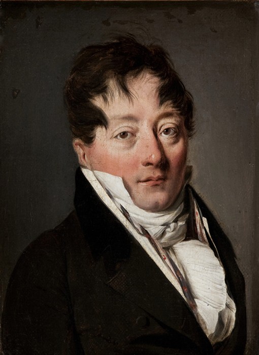Portrait of Alexandre Balthazar Laurent Grimod de la Reynière (1758-1837) van Louis-Léopold Boilly
