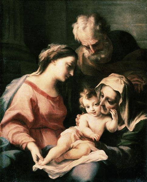 The Holy Family van Luca Giordano